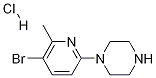 3-Bromo-6-piperazinopicoline hcl Structure,1187386-04-4Structure