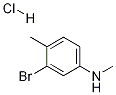 3-Bromo-n,4-dimethylaniline hcl Structure,1187386-24-8Structure
