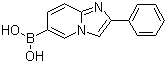 2-苯基h-咪唑并[1,2-a]吡啶-6-硼酸结构式_1187822-25-8结构式
