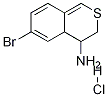 6-溴-3,4-二氢-2H-异硫代色烯-4-胺盐酸盐结构式_1187830-57-4结构式