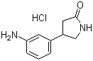 4-(3-氨基苯基)-2-吡咯烷酮盐酸盐结构式_1187830-88-1结构式