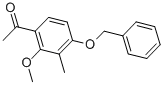 4-苄氧基-2-甲氧基-3-甲基苯乙酮结构式_118824-96-7结构式