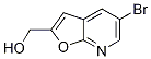 (5-Bromofuro[2,3-b]pyridin-2-yl)methanol Structure,1188990-02-4Structure