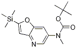 Tert-butyl (2-(trimethylsilyl)furo[3,2-b]pyridin-6-yl)methylcarbamate Structure,1188996-58-8Structure