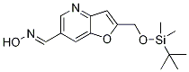 (E)-2-((tert-butyldimethylsilyloxy)methyl)-furo[3,2-b]pyridine-6-carbaldehyde oxime Structure,1189170-70-4Structure