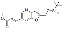 (E)-methyl 3-(2-((tert-butyldimethylsilyloxy)-methyl)furo[3,2-b]pyridin-6-yl)acrylate Structure,1189171-55-8Structure
