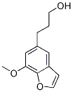 5-(3-Hydroxypropyl)-7-methoxybenzofuran Structure,118930-92-0Structure