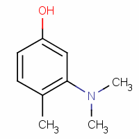 3(二甲基氨基-4-甲基苯酚结构式_119-31-3结构式