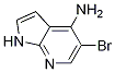 4-氨基-5-溴-7-氮杂吲哚结构式_1190317-11-3结构式