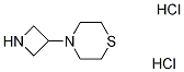 4-(氮杂啶-3-基)硫代吗啉盐酸盐结构式_1190320-91-2结构式