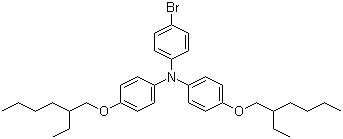 4-溴-N,N-双[4-(2-乙基己氧基)苯基]-苯胺结构式_1192035-51-0结构式