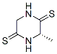 (s)-(9ci)-3-甲基-2,5-哌嗪二硫酮结构式_119260-31-0结构式