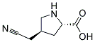反式-(9ci)-4-(氰基甲基)-L-脯氨酸结构式_119595-95-8结构式