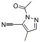 1-乙酰-4-甲基-1H-吡唑-5-腈结构式_1196-15-2结构式