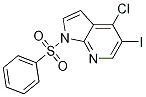4-氯-5-碘-1-(苯基磺酰基)-1H-吡咯并[2,3-b]吡啶结构式_1196507-56-8结构式