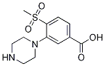 4-(甲基磺酰基)-3-(1-哌嗪)苯甲酸结构式_1197193-03-5结构式