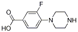 3-Fluoro-4-(1-piperazinyl)benzoic acid Structure,1197193-04-6Structure