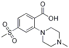 2-(4-甲基-1-哌嗪)-4-(甲基磺酰基)苯甲酸结构式_1197193-10-4结构式