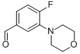 4-氟-3-(4-吗啉)苯甲醛结构式_1197193-13-7结构式