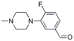 4-氟-3-(4-甲基-1-哌嗪)苯甲醛结构式_1197193-16-0结构式