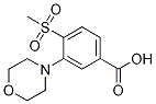 4-(甲基磺酰基)-3-(4-吗啉)苯甲酸结构式_1197193-19-3结构式