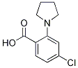 4-氯-2-(1-吡咯烷)苯甲酸结构式_1197193-20-6结构式