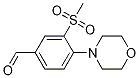 3-(甲基磺酰基)-4-(4-吗啉)苯甲醛结构式_1197193-23-9结构式