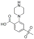 4-(甲基磺酰基)-2-(1-哌嗪)苯甲酸结构式_1197193-32-0结构式