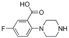 5-Fluoro-2-(1-piperazinyl)benzoic acid Structure,1197193-39-7Structure