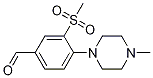 4-(4-甲基-1-哌嗪)-3-(甲基磺酰基)苯甲醛结构式_1197193-43-3结构式