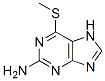 2-氨基-6-甲基疏基嘌呤结构式_1198-47-6结构式