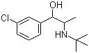 3-氯-alpha-[1-(叔丁基氨基)乙基]苯甲醇结构式_119802-68-5结构式