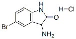 3-氨基-5-溴吲哚-2-酮盐酸盐结构式_119884-84-3结构式
