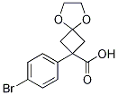 2-(4-溴苯基)-5,8-二噁螺-[3.4]辛烷-2-羧酸结构式_1199586-87-2结构式
