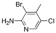 2-氨基-3-溴-5-氯-4-甲基吡啶结构式_1199773-28-8结构式
