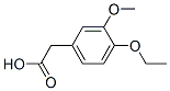 4-Ethoxy-3-methoxyphenylacetic acid Structure,120-13-8Structure