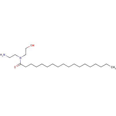 Octadecanamide, n-(2-aminoethyl)-n-(2-hydroxyethyl)- Structure,120-41-2Structure