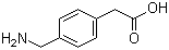 4-氨基甲基苯乙酸结构式_1200-05-1结构式