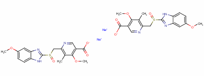 Omeprazole acid sodium salt Structure,120003-84-1Structure