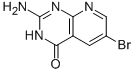 2-氨基-6-溴吡啶并[2,3-d]嘧啶-4(3H)-酮结构式_120040-42-8结构式