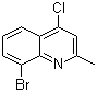 8-Bromo-4-chloro-2-methylquinoline Structure,1201-07-6Structure