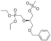 Phosphonic acid, [[1-[[(methylsulfonyl)oxy]methyl]-2-(phenylmethoxy)ethoxy]methyl]-, diethyl ester, (R)- Structure,120362-30-3Structure