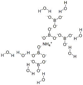 五硼酸铵八水合物结构式_12046-03-6结构式