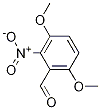 3,6-Dimethoxy-2-nitrobenzenecarbaldehyde Structure,1206-55-9Structure