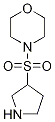4-(吡咯烷-3-磺酰基)-吗啉结构式_1206969-59-6结构式