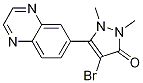4-溴-1,2-二甲基-5-(喹噁啉-6-基)-1H-吡唑-3(2H)-酮结构式_1208320-93-7结构式