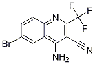 4-氨基-6-溴-2-(三氟甲基)喹啉-3-甲腈结构式_1209063-53-5结构式
