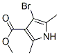 4-溴-2,5-二甲基-1H-吡咯-3-羧酸甲酯结构式_120935-94-6结构式