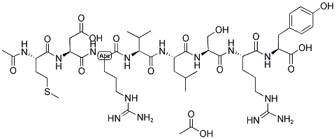N-acetyl-met-asp-arg-val-leu-ser-arg-tyr acetate Structure,120944-71-0Structure