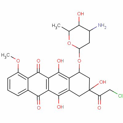 14-Chlorodaunorubicin Structure,121250-06-4Structure
